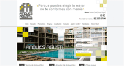 Desktop Screenshot of finquesagusti.com